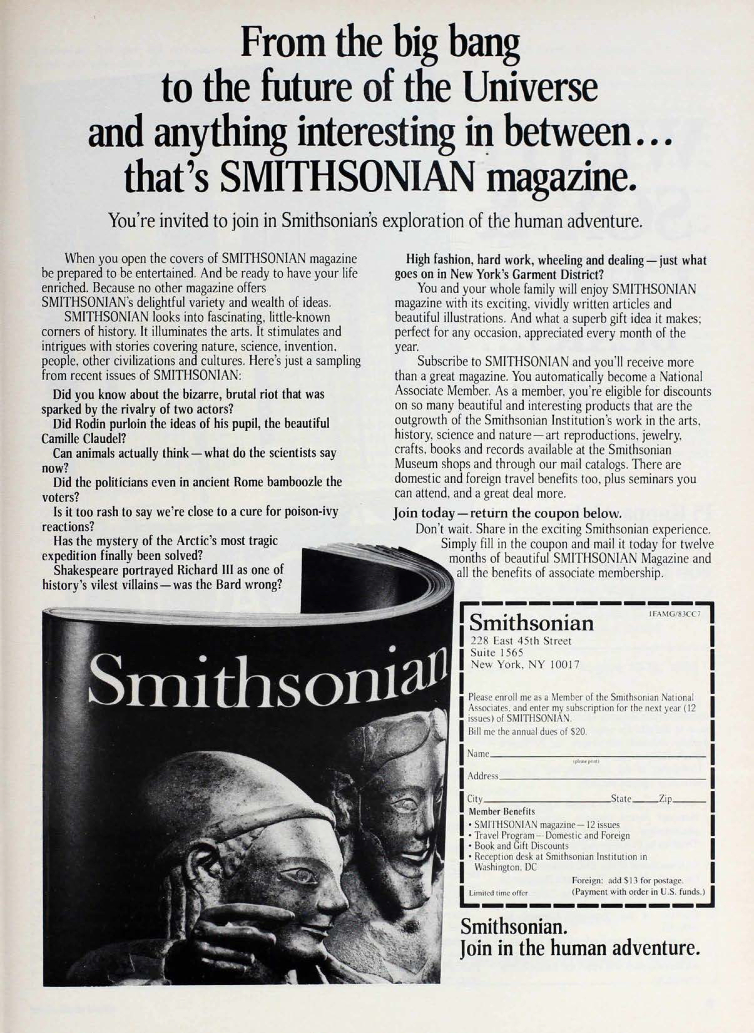 From The Big Bang To The Future Of The Universe And Anything Interesting In Between...That's Smithsonian Magazine